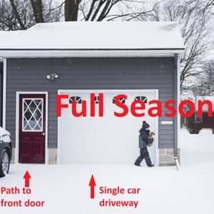 Single car Driveway 1 full season